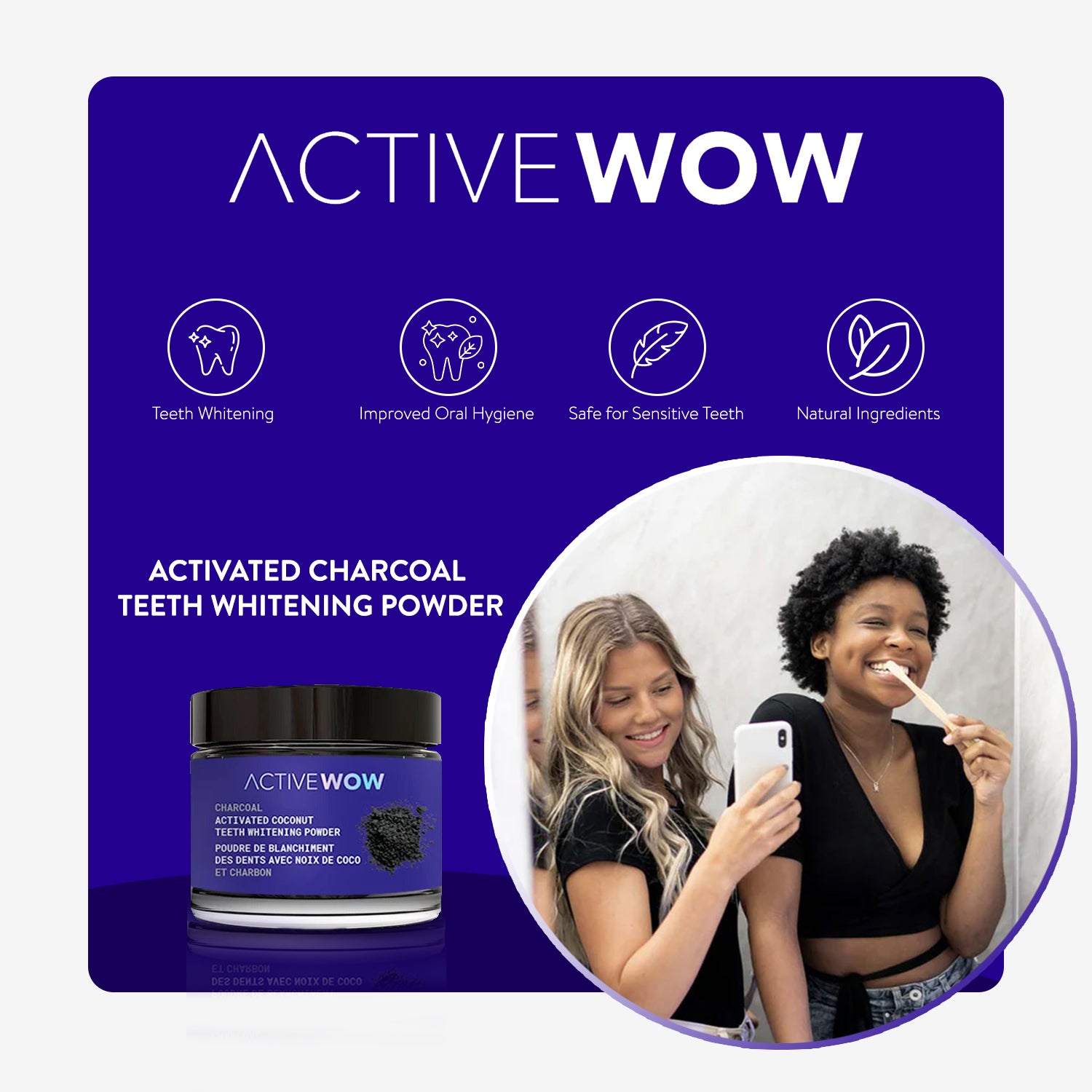 Activated Charcoal Teeth Whitening Powder