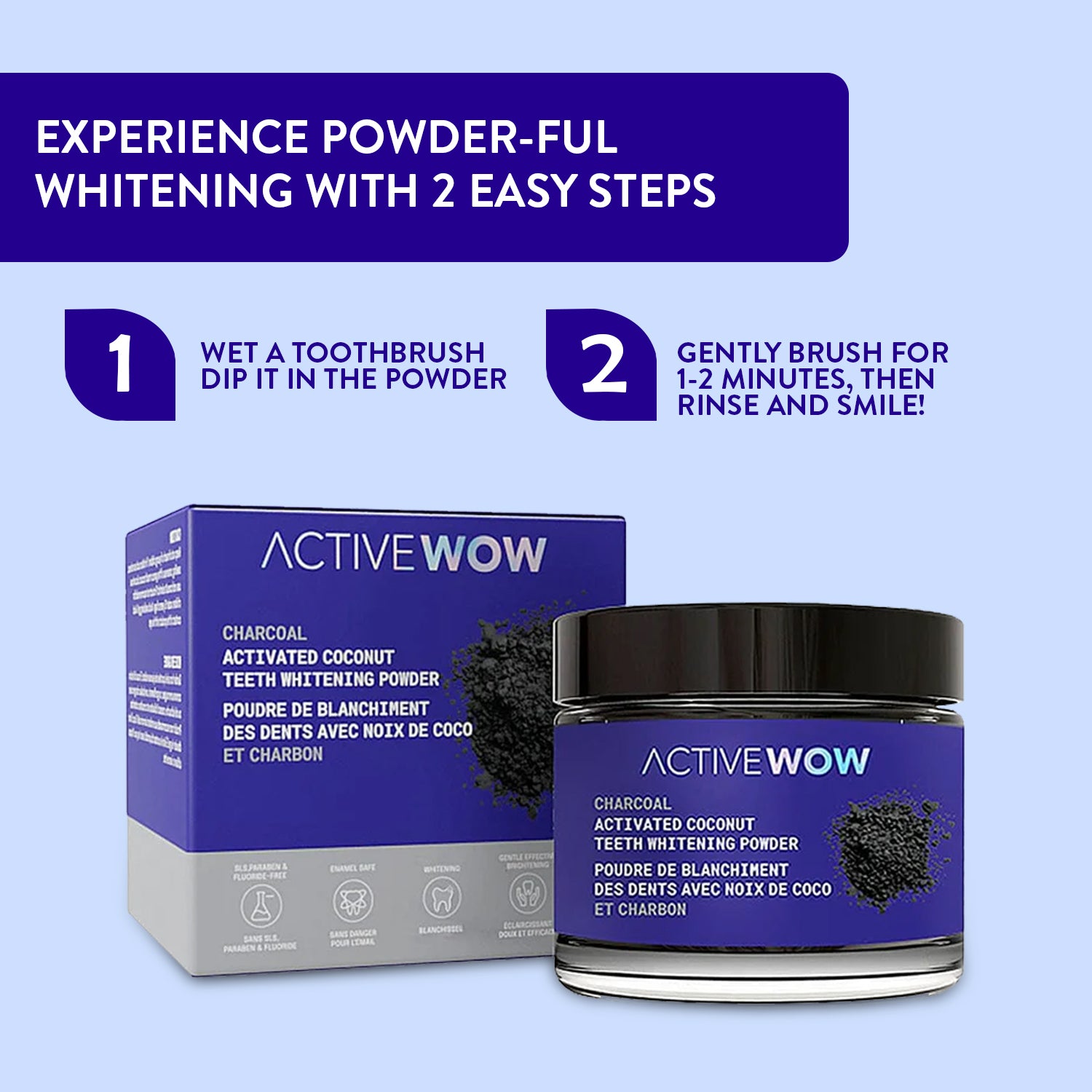 Activated Charcoal Teeth Whitening Powder